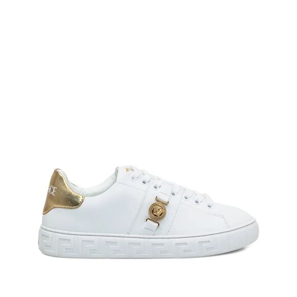 Versace Women Sneakers With Greek Key Motif - Picture 1 of 4